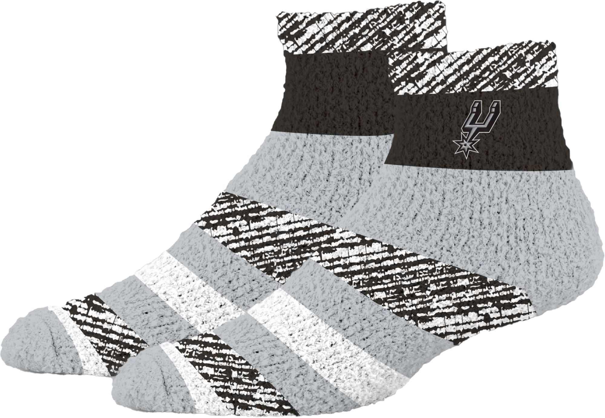 For Bare Feet San Antonio Spurs Rainbow Cozy Socks