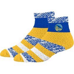 For Bare Feet Golden State Warriors Rainbow Cozy Socks