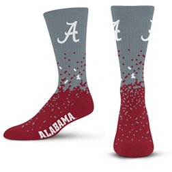 For Bare Feet Alabama Crimson Tide Spray Zone Crew Socks
