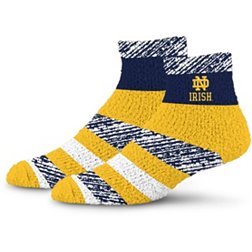 For Bare Feet Notre Dame Fighting Irish Stripe Cozy Socks