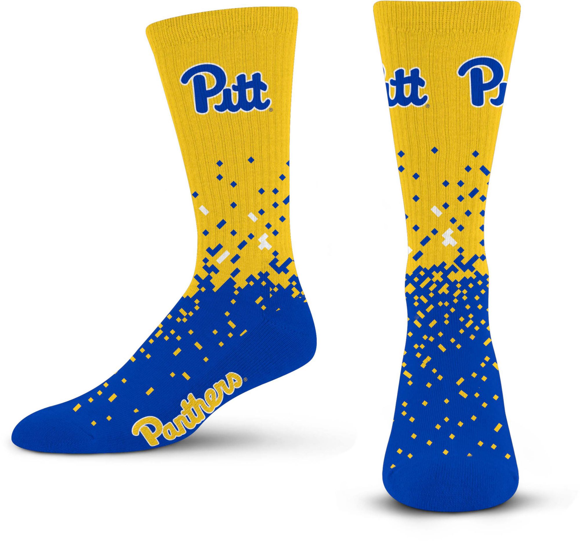 For Bare Feet Pitt Panthers Spray Zone Crew Socks