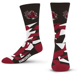For Bare Feet South Carolina Gamecocks Shattered Camo Crew Socks