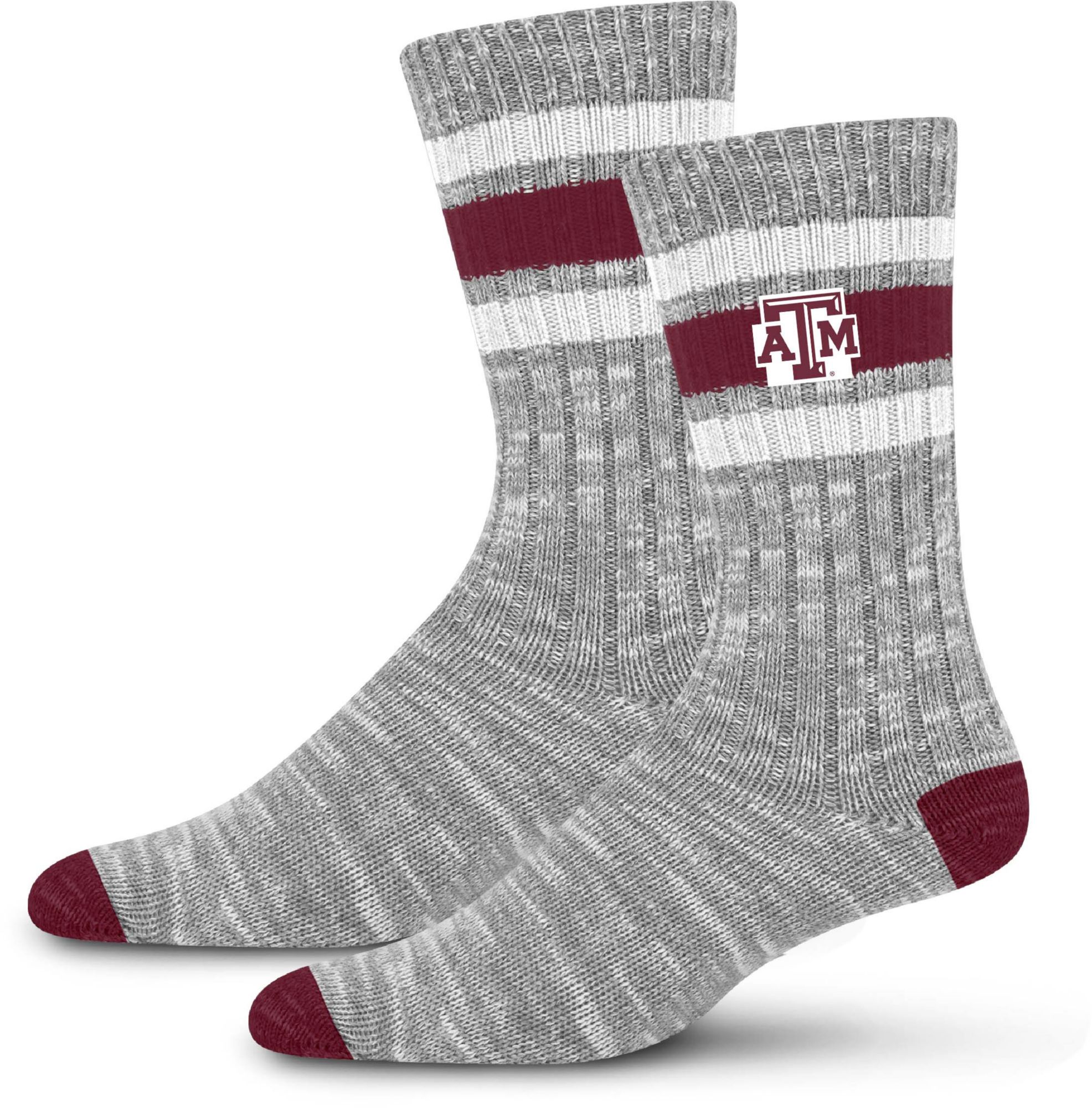 For Bare Feet Texas A&amp;M Aggies Alpine Crew Socks