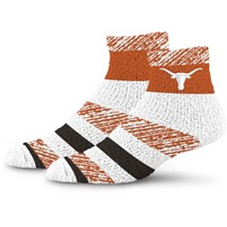 For Bare Feet Texas Longhorns Stripe Cozy Socks