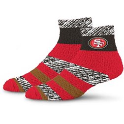 For Bare Feet San Francisco 49ers Rainbow Cozy Socks