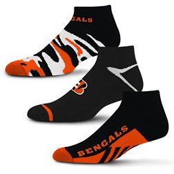 For Bare Feet Cincinnati Bengals 3-Pack Camo Socks