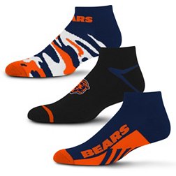 For Bare Feet Chicago Bears 3-Pack Camo Socks