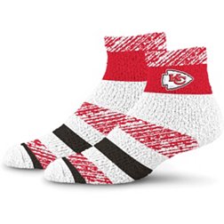 For Bare Feet Kansas City Chiefs Rainbow Cozy Socks