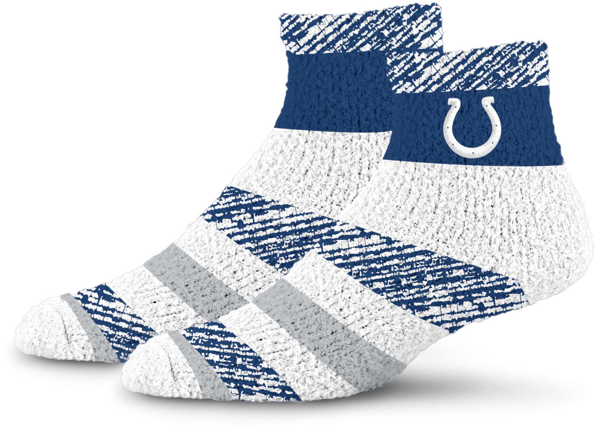 For Bare Feet Indianapolis Colts Rainbow Cozy Socks