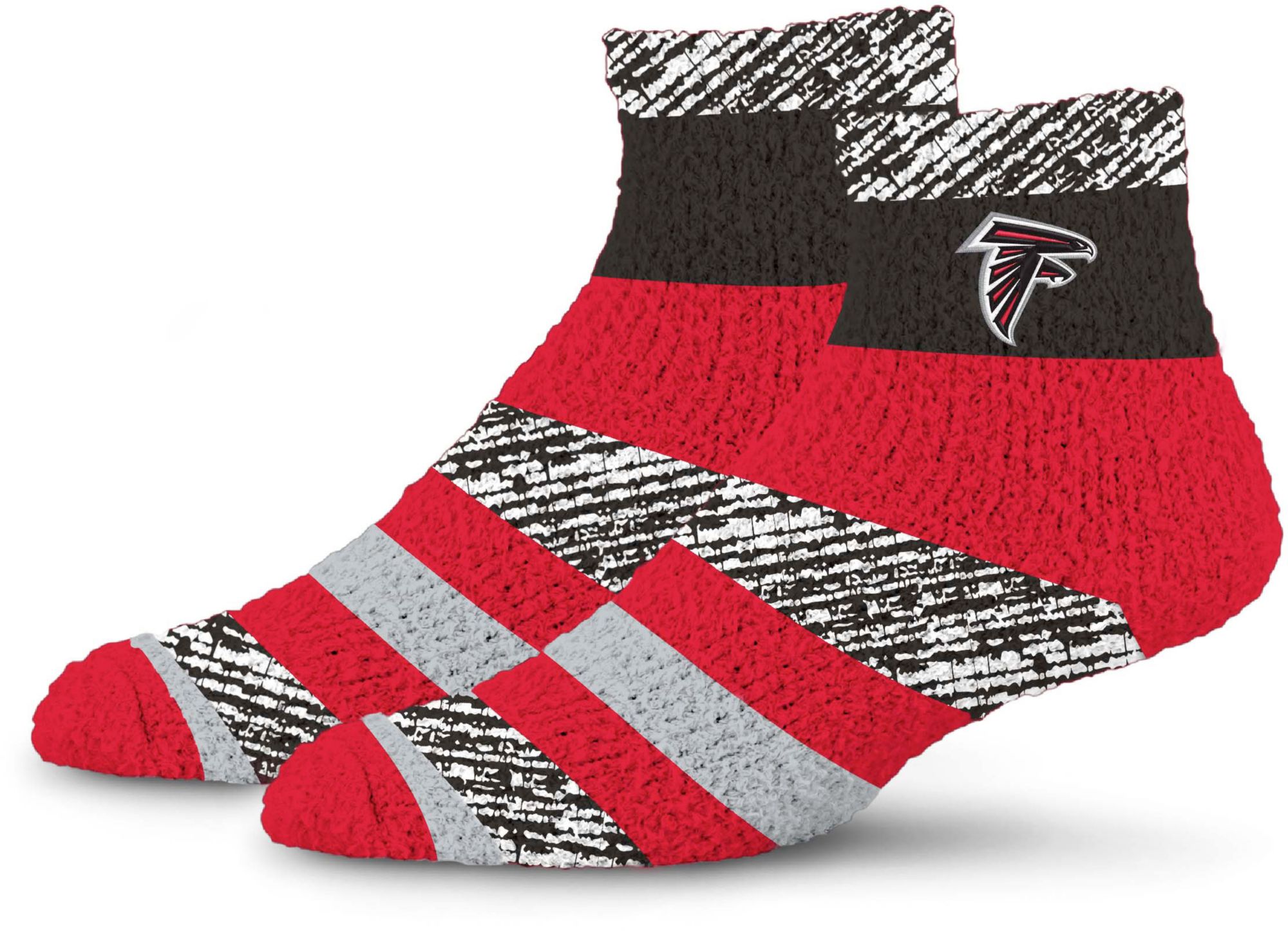 For Bare Feet Atlanta Falcons Rainbow Cozy Socks