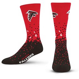 For Bare Feet Atlanta Falcons Spray Zone Socks