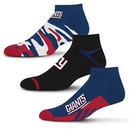 For Bare Feet New York Giants 3-Pack Camo Socks