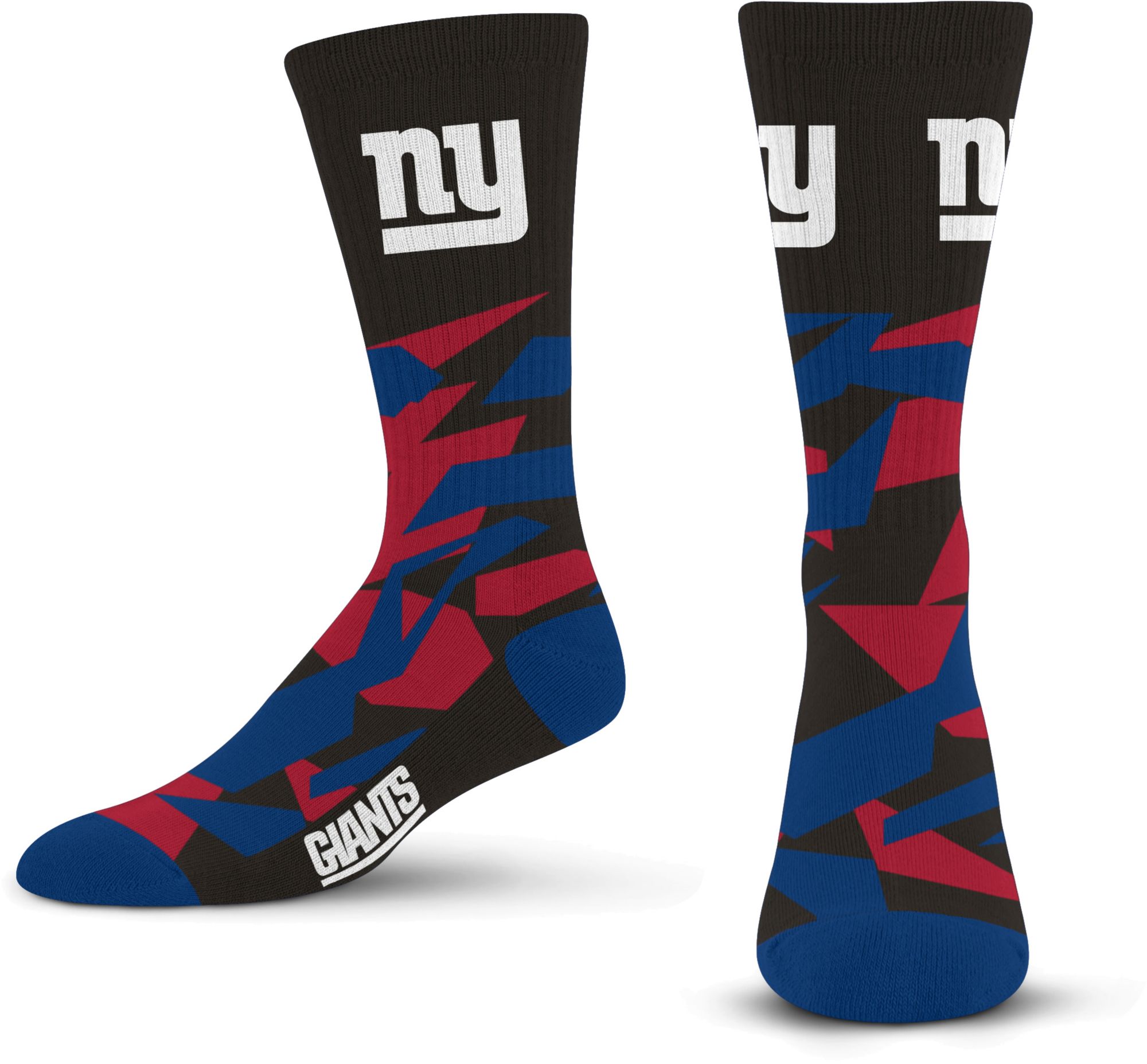 For Bare Feet New York Giants Shattered Camo Socks