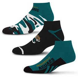 For Bare Feet Jacksonville Jaguars 3-Pack Camo Socks