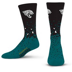 For Bare Feet Jacksonville Jaguars Spray Zone Socks