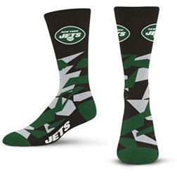 For Bare Feet New York Jets Shattered Camo Socks