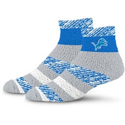 For Bare Feet Detroit Lions Rainbow Cozy Socks