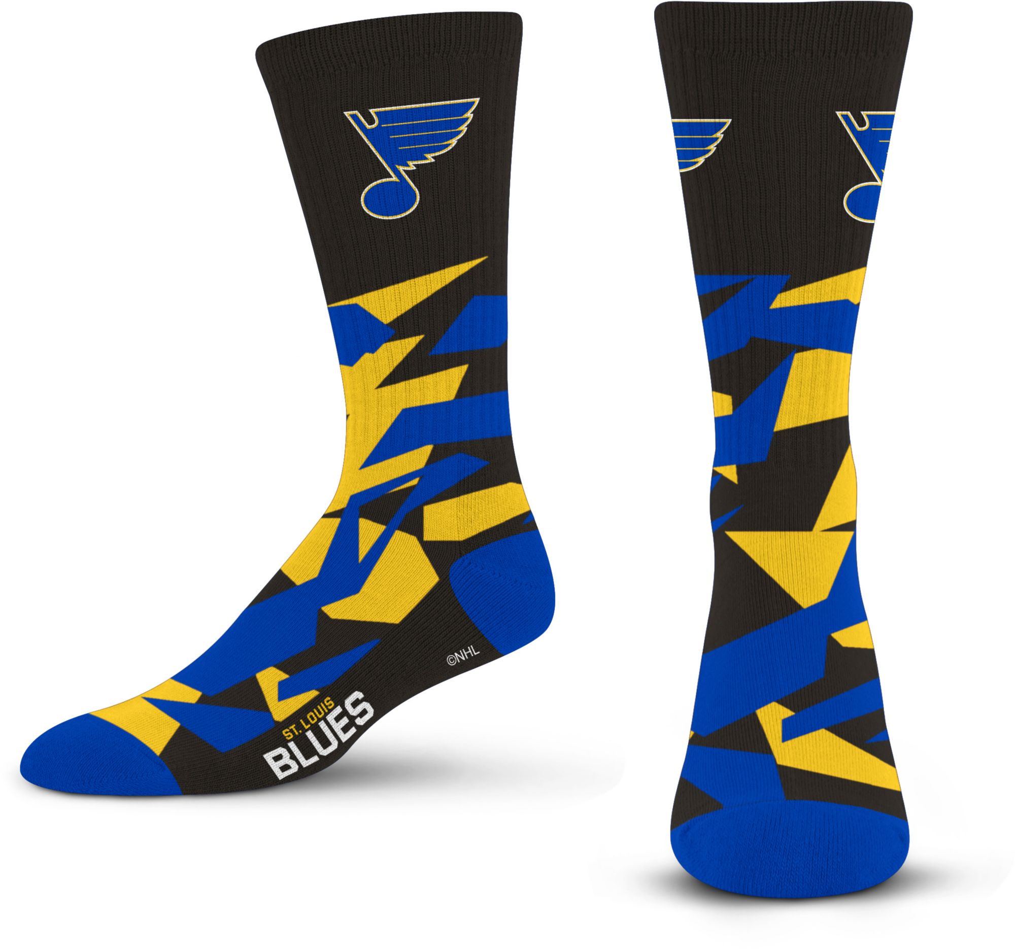 For Bare Feet St. Louis Blues Shattered Camo Socks