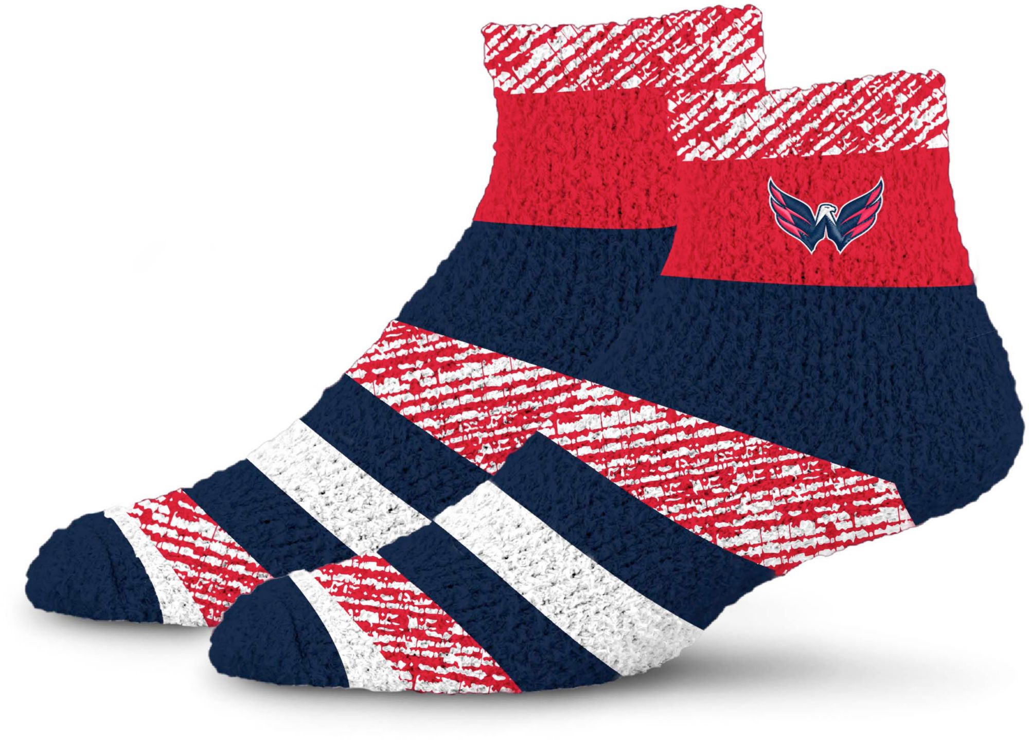 For Bare Feet Adult Washington Capitals Rainbow Cozy Socks