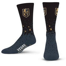 For Bare Feet Vegas Golden Knights Spray Zone Crew Socks