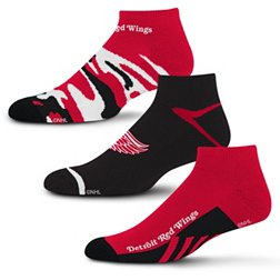 For Bare Feet Detroit Red Wings 3-Pack Camo Socks