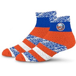 For Bare Feet Adult New York Islanders Rainbow Cozy Socks