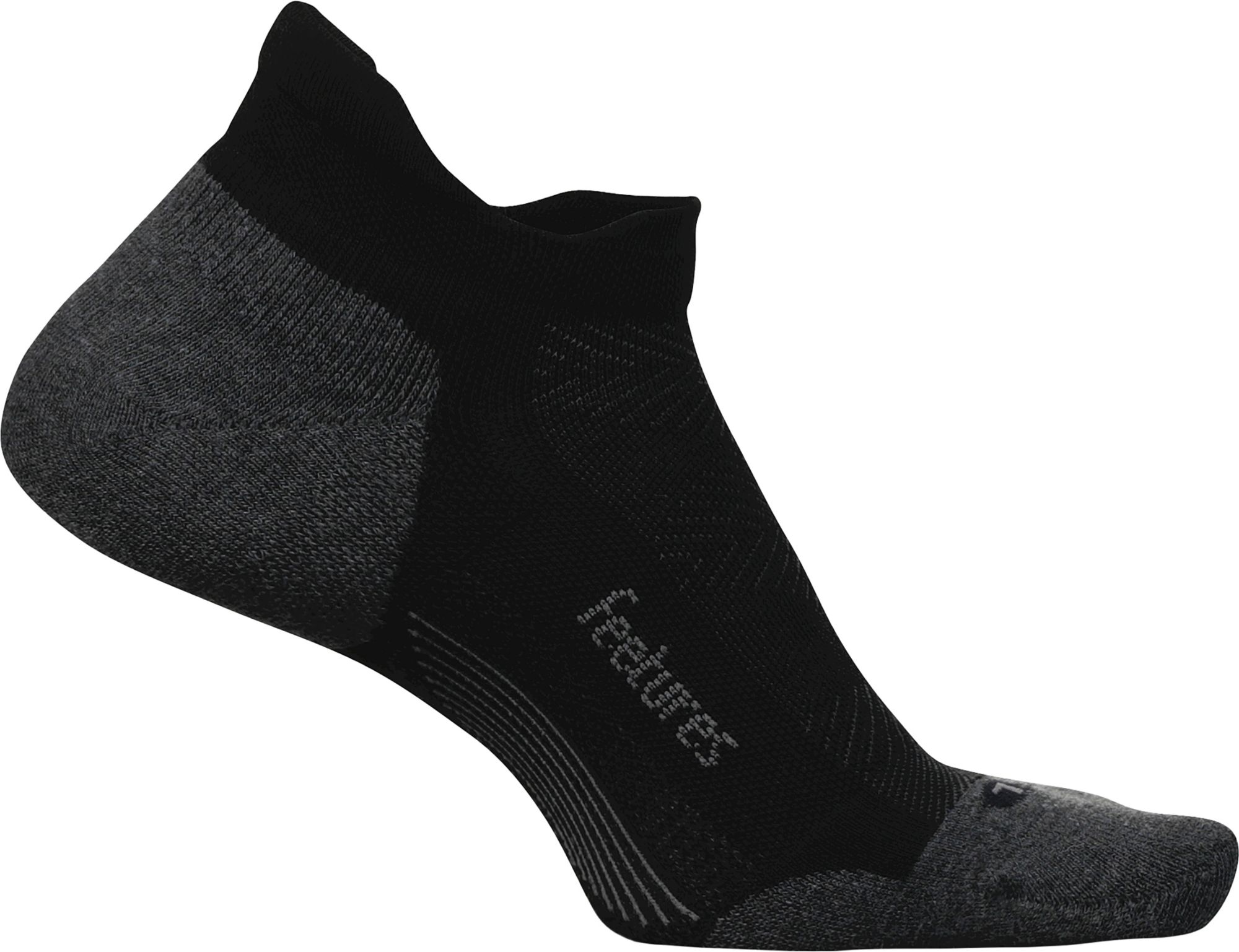 Feetures Elite Max Cushion No Show Tab Black thumbnail