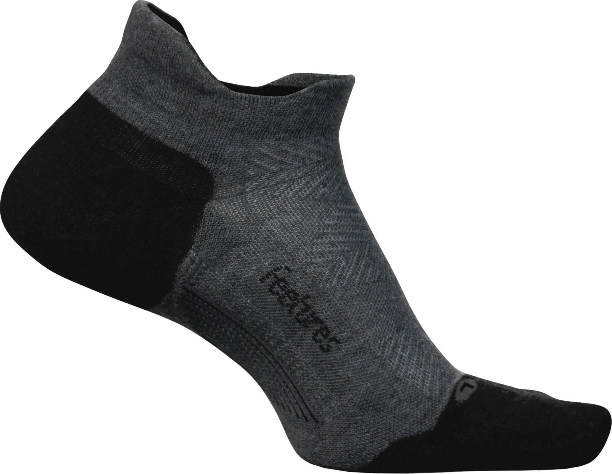 Feetures Elite Max Cushion No Show Tab Gray thumbnail
