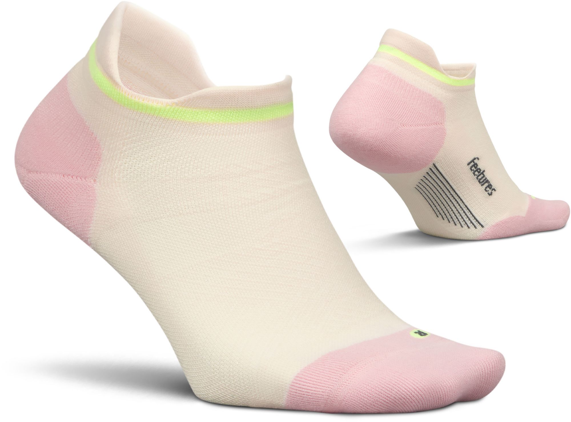 Feetures Elite Max Cushion No Show Tab Sandy Melon thumbnail