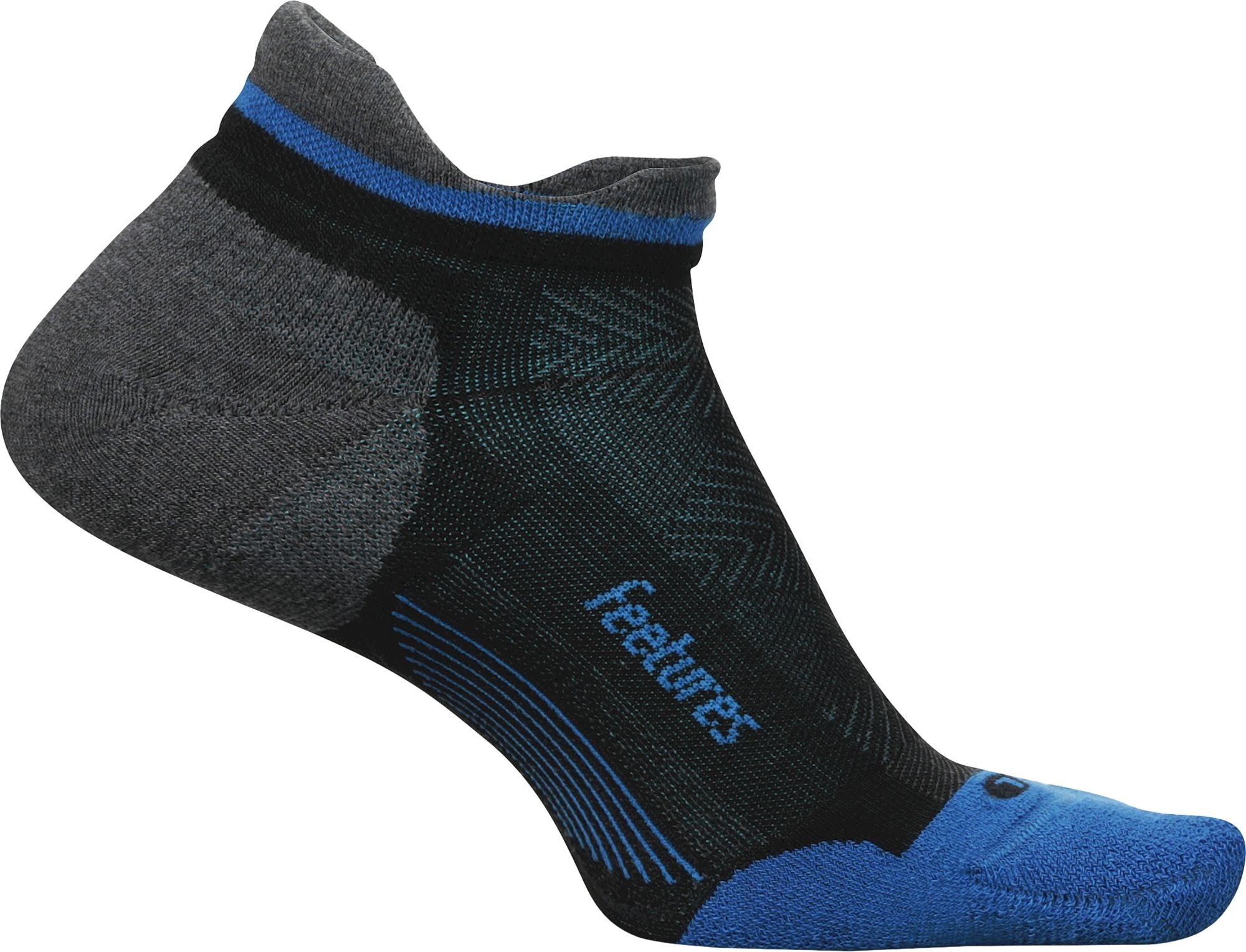 Feetures Elite Max Cushion No Show Tab Tech Blue thumbnail