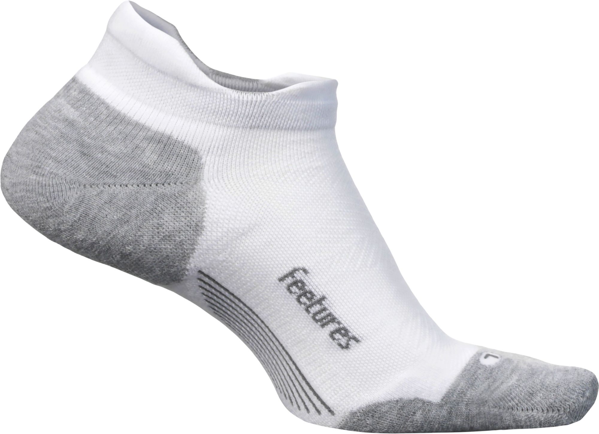 Feetures Elite Max Cushion No Show Tab White thumbnail