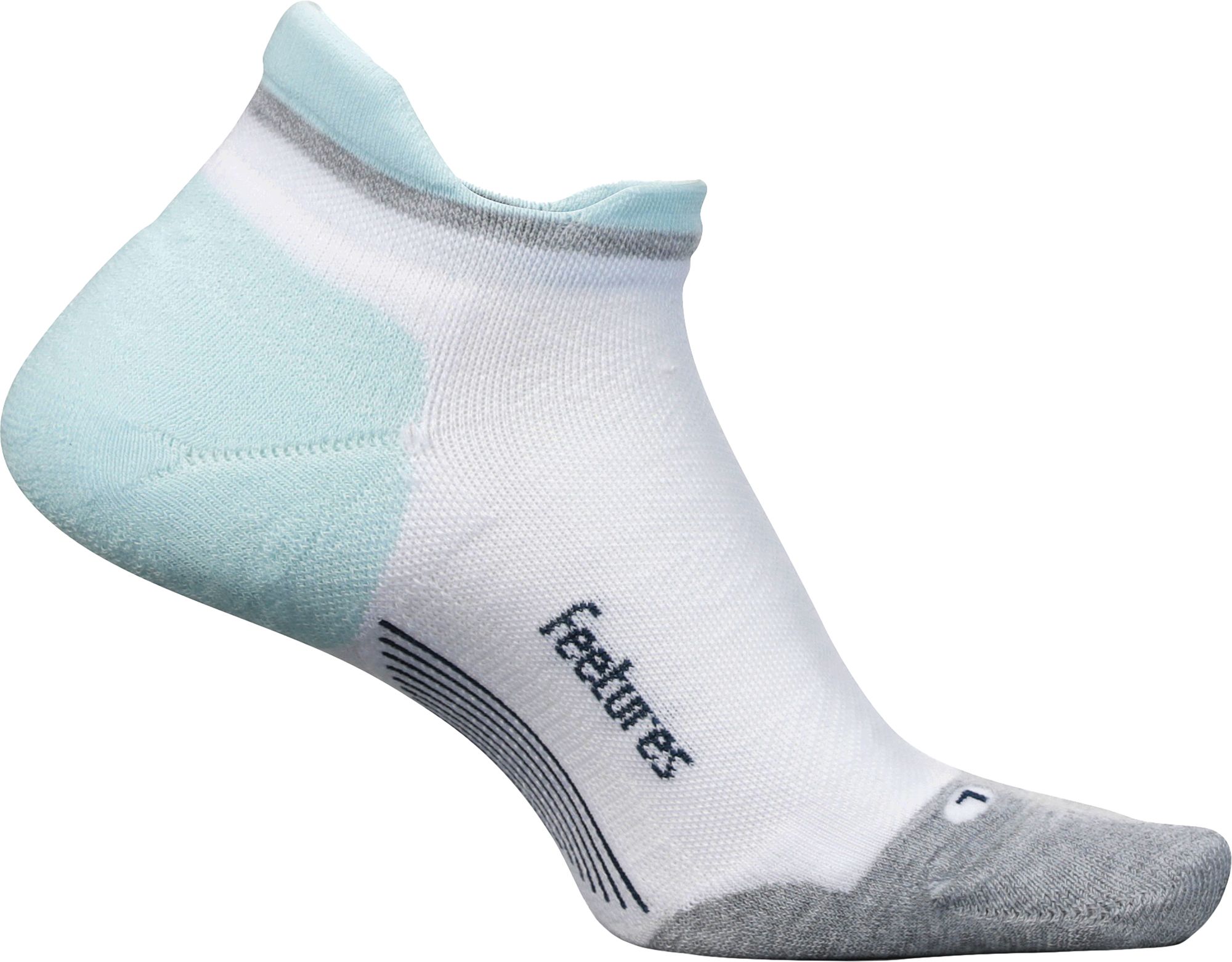 Feetures Elite Max Cushion No Show Tab - White