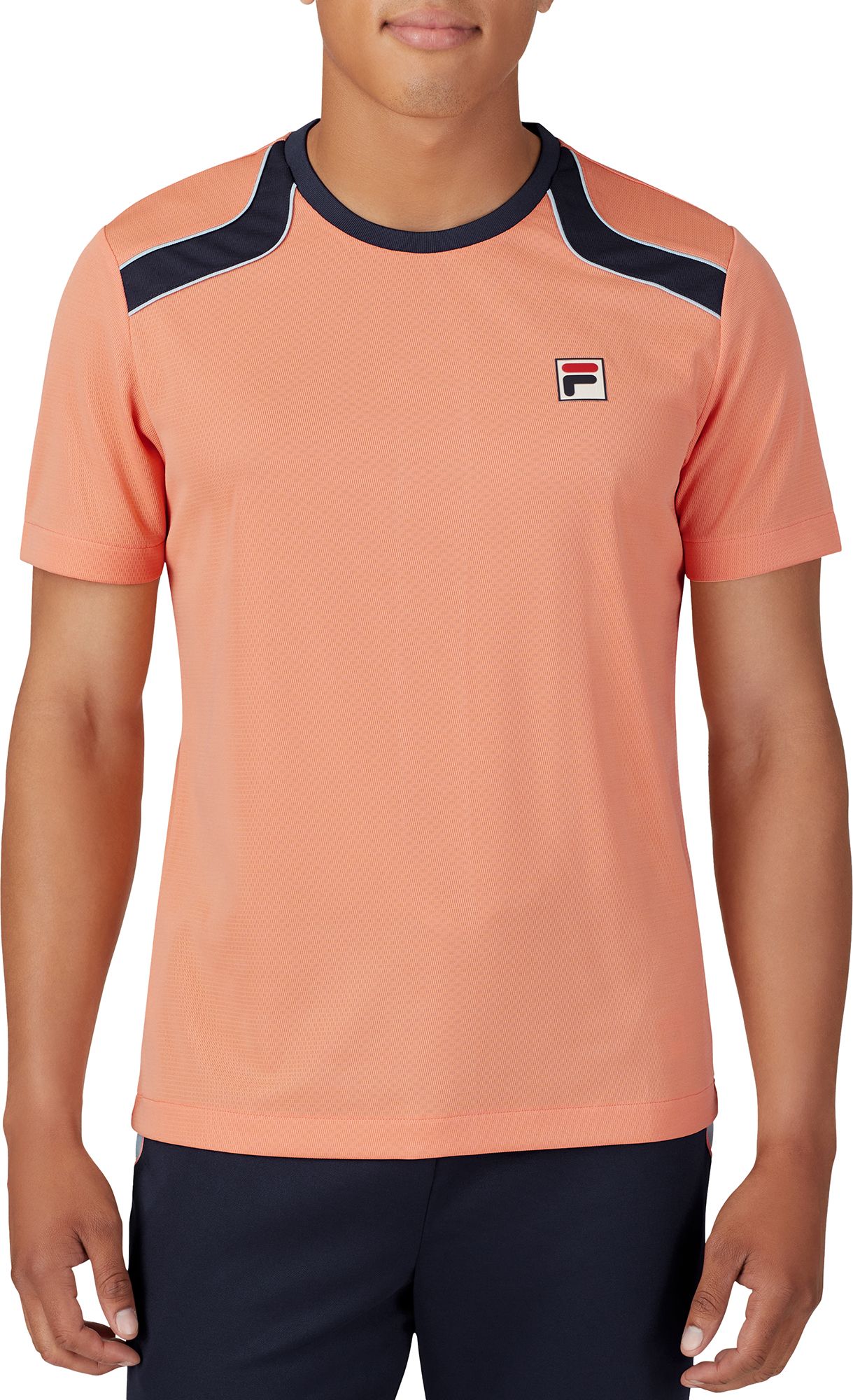 FILA Men's Solar Power Short Sleeve Crewneck T-Shirt