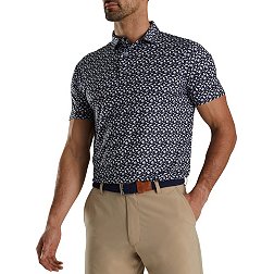 FootJoy Men's Beach Print Lisle Golf Shirt