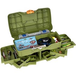 2 Pcs Fishing Tackle Storage Box Organizer, 20 Compartments Tackle Box,  Tackle Utility Box for Fishing Home Small Item Storage