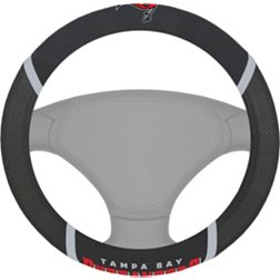 FANMATS Tampa Bay Buccaneers Grip Steering Wheel Cover