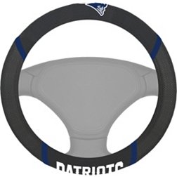 FANMATS New England Patriots Grip Steering Wheel Cover