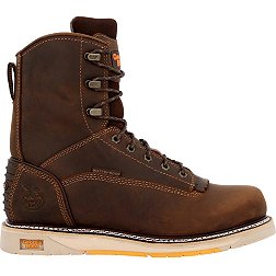 Georgia Boots Men's 8" Waterproof Lace-Up Wedge Work Boots