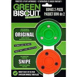 Green Biscuit Street Hockey Puck - 2 Pack