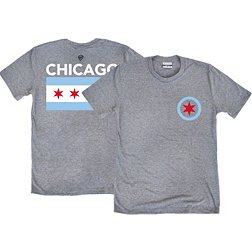 Where I'm From Chicago Flag Grey T-Shirt