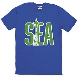 Where I'm From Seattle Blue Needle T-Shirt
