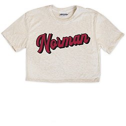 Where I'm From Women's Oklahoma Natural Norm Script Cropped T-Shirt