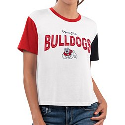 G-III for Her Women's Fresno State Bulldogs White Sprint T-Shirt