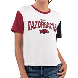 G-III for Her Women's Arkansas Razorbacks White Sprint T-Shirt