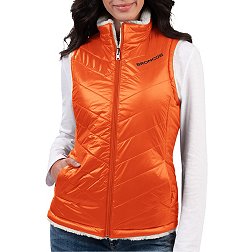 G-III for Her Women's Denver Broncos Tailgate Reversible Orange Vest