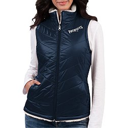 G-III for Her Women's New England Patriots Tailgate Reversible Navy Vest