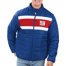 G-III Men's New York Giants Royal Baseline Reversible Full-Zip Jacket