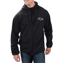 G-III Men's Baltimore Ravens Playmaker Black Full-Zip Jacket