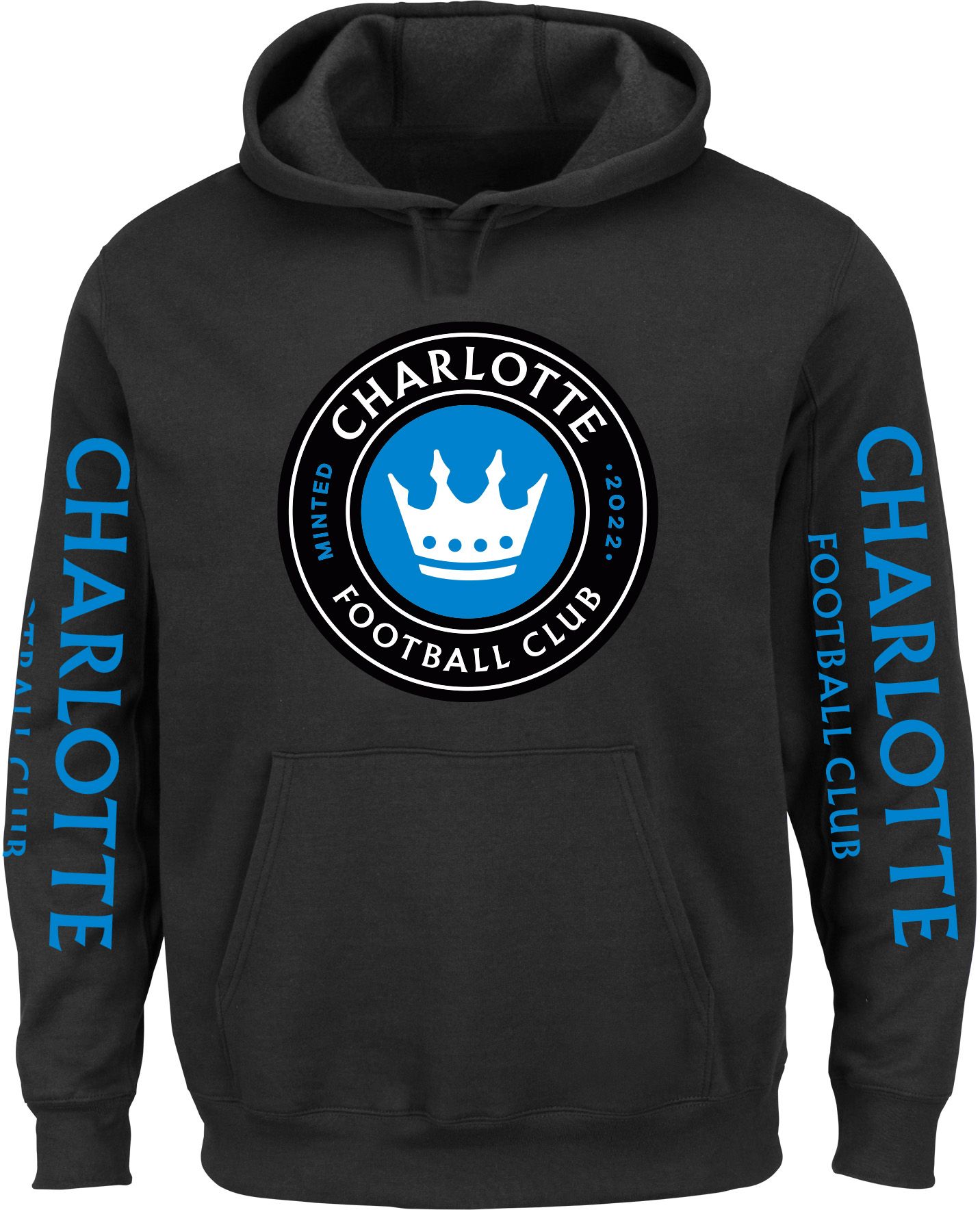 Profile Varsity Big &amp; Tall 3-Hit Charlotte FC Pullover Hoodie