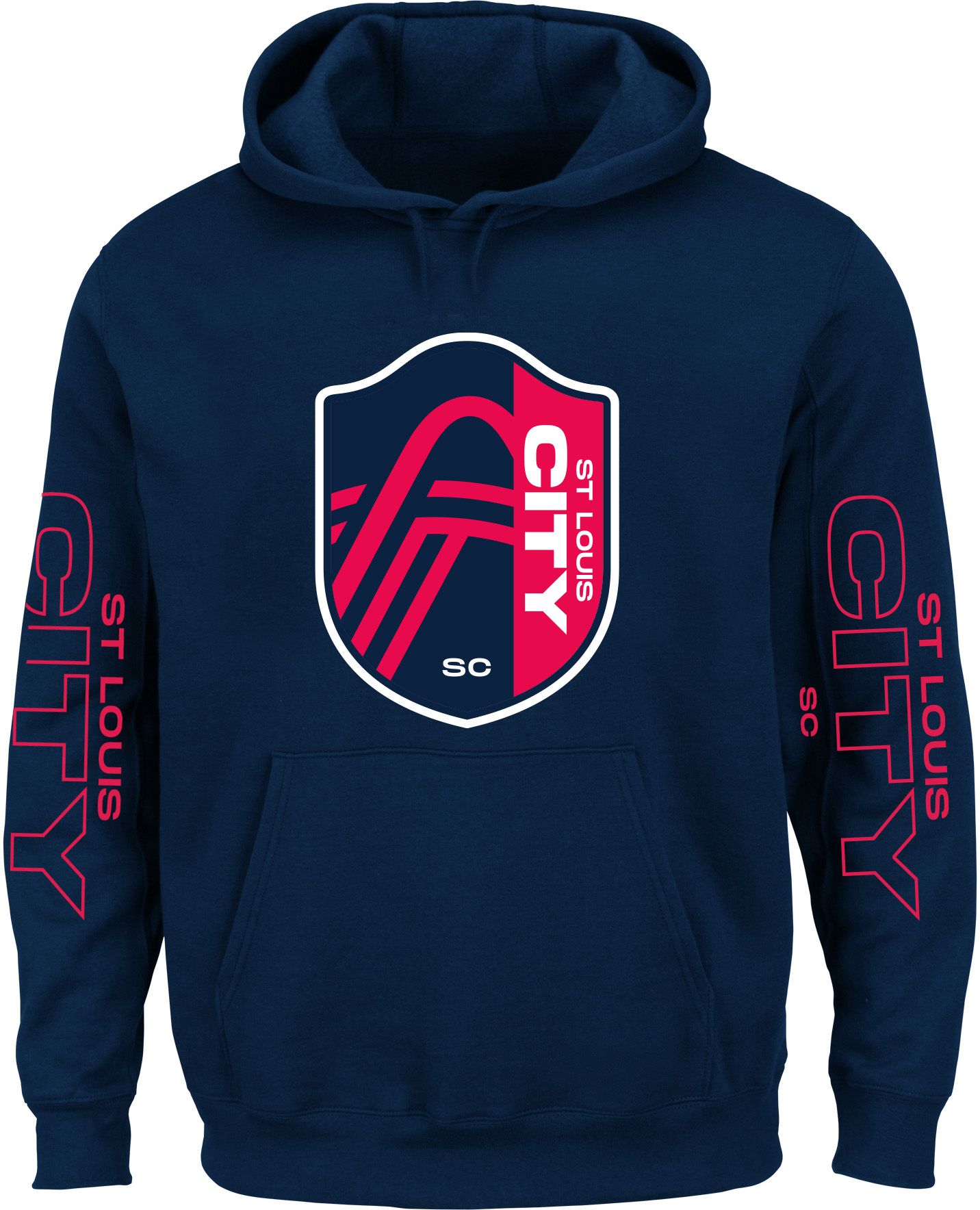 Profile Varsity Big & Tall 3-Hit St. Louis City SC Pullover Hoodie